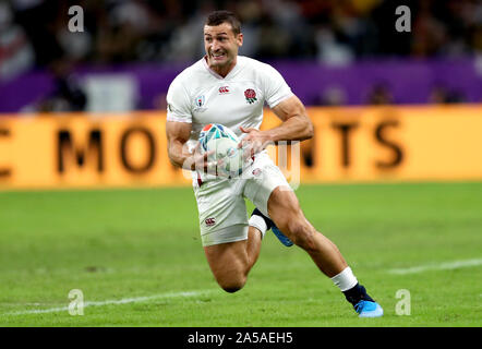 England's Jonny kann in Aktion während der 2019 Rugby WM-Viertelfinale Spiel im Stadion, Oita Oita, Japan. Stockfoto