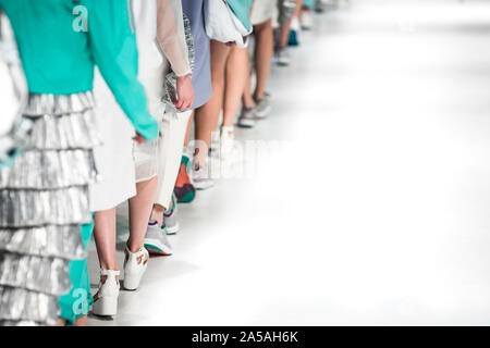 Fashion Show themed Foto, Laufsteg, Start- und Landebahn. Stockfoto