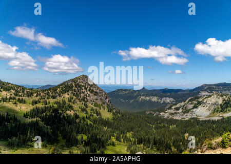 Sunrise Ort Nationalpark Mt. Rainier Stockfoto