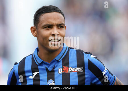Rom, Italien. Okt, 2019 19. Luis Muriel von Atalanta BC während der Serie ein Match zwischen Latium und Atalanta BC im Stadio Olimpico, Rom, Italien Am 19. Oktober 2019. Credit: Giuseppe Maffia/Alamy leben Nachrichten Stockfoto