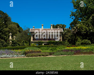 Garten Haus in Royal Botanic Gardens Victoria, Melbourne, South Yarra, Victoria, Australien. Stockfoto