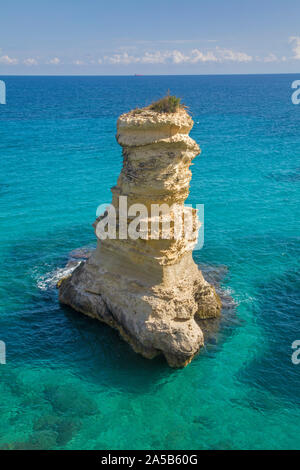 Torre Sant'Andrea, Naturparadies von Sant'Andrea, Lecce, Apulien, Italien Stockfoto