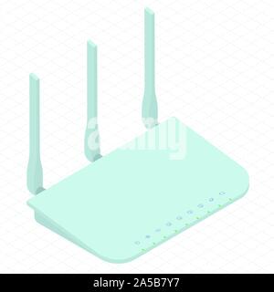 Die drahtlose Wi-Fi-Router Stock Vektor
