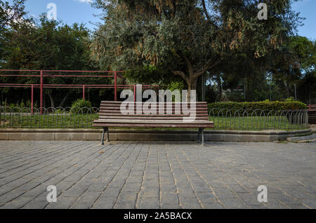 Madrid, Spanien, 22. September 2019. Blick auf den Park im Viertel Chamberi Viertel, Madrid, Spanien. Credit: Enrique Davó Stockfoto