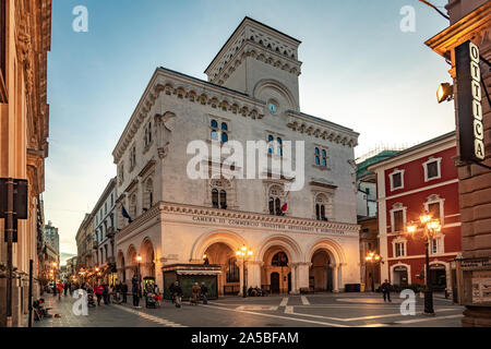 Palast der Handelskammer, Chieti, Abruzzen, Italien, Europa Stockfoto