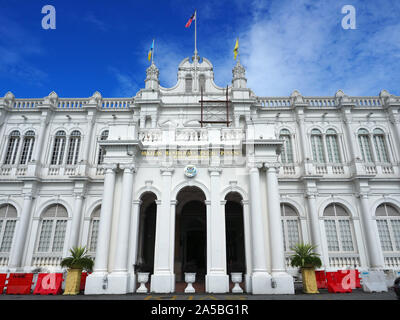 Penang Rat Gebäude, Georgetown, Penang, Malaysia. Stockfoto