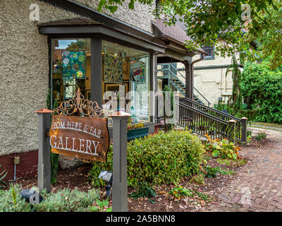 Historischen Biltmore Village in Asheville North Carolina in den Vereinigten Staaten Stockfoto