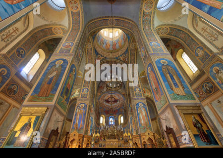 Shipka Gedächtniskirche in zentralen Bulgarien, im Mai 2019 getroffen Stockfoto