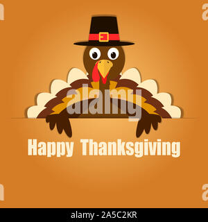 Happy Thanksgiving Feier Design. Vector Illustration Stockfoto