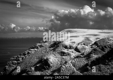 Auf der Suche nach Tibbets aus dem Norden von Lundy Island Stockfoto