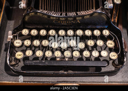 Tastatur von antiken Schreibmaschine Stockfoto