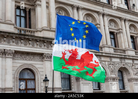 London/UK - 3 23 19: Brexit und anti-brexit Protest in London. Stockfoto