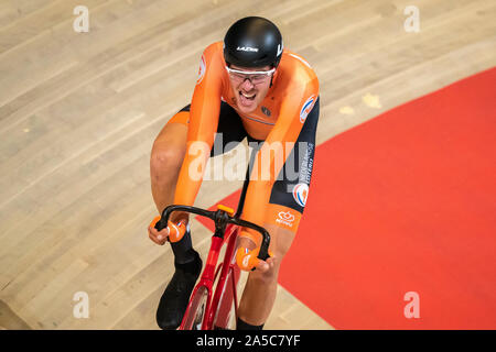 Jan Willlem van Schip während der uec Titel Radfahren Europäische Meisterschaft am Oktober, 16 2019 in Apeldoorn, Niederlande. (Foto von SCS/Sander Chamid Stockfoto