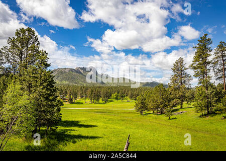 Der höchste Punkt in South Dakota als Harney Peak seit über 150 Jahren bekannt, war schwarz Elk Peak in 2016 umbenannt. Stockfoto