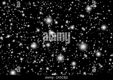 Schnee Overlay zu Ihren Bildern hinzufügen Stockfoto