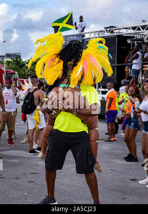 Karneval in Miami in Miami Dade County Gründen am 13. Oktober 2019 Stockfoto