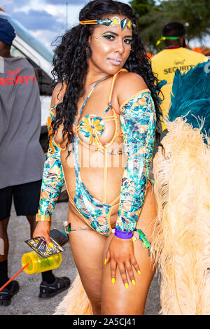 Karneval in Miami in Miami Dade County Gründen am 13. Oktober 2019 Stockfoto