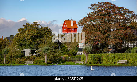 Das Wasser bei Damme Suffolk Stockfoto