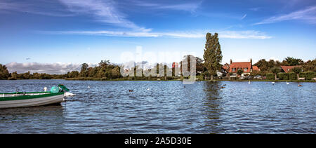 Das Wasser bei Damme Suffolk Stockfoto