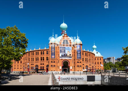 Praça de Touros do Campo Pequeno Stierkampfarena Stierkampfarena in Lissabon, Portugal, Europa Stockfoto