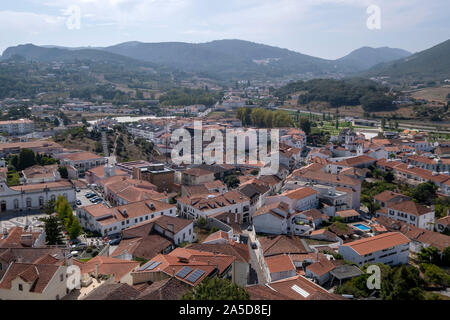 Luftaufnahme von Porto de Mós, Portugal, Europa Stockfoto