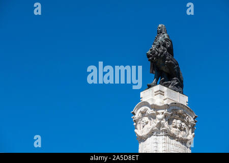 Der Marquis von Pombal Statue in Lissabon, Portugal, Europa Stockfoto