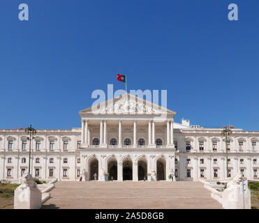 Das portugiesische Parlament Gebäude Assembleia da República aka São Bento Palace in Lissabon, Portugal, Europa Stockfoto