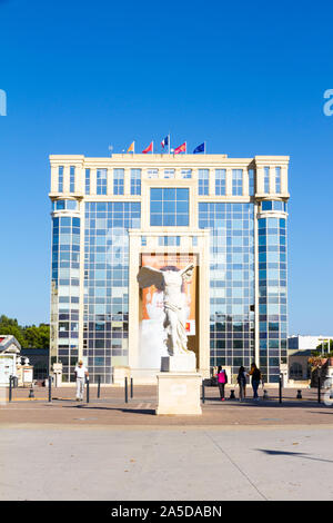 Montpellier, Frankreich - 11. September 2018: Der Antigone in einer schönen sonnigen Sommer am Nachmittag Stockfoto