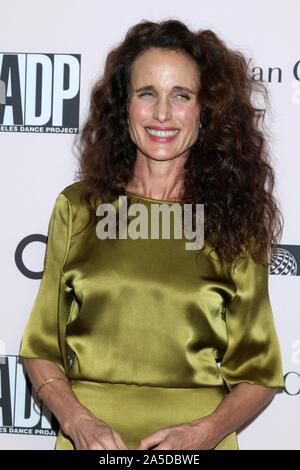 Los Angeles, CA. Okt, 2019 19. Andie MacDowell in der Ankunftshalle für 2019 L.A. Tanzprojekt jährlichen Gala, Hauser & Wirth, Los Angeles, CA 19. Oktober 2019. Credit: Priscilla Grant/Everett Collection/Alamy leben Nachrichten Stockfoto