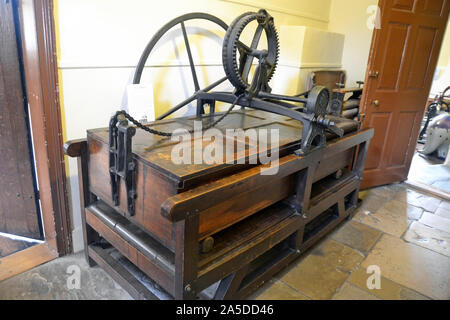 Ein Mangel in der Halle neben der Wäsche an Christchurch Mansion, Ipswich, Suffolk, Großbritannien. Es ist jetzt ein Museum für die Öffentlichkeit zugänglich. Stockfoto