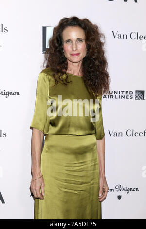 Oktober 19, 2019, Los Angeles, CA, USA: LOS ANGELES - OKT 3: Andie MacDowell bei der L.A. Tanzprojekt jährliche Gala am Hauser & Wirth am 3. Oktober 2019 in Los Angeles, CA (Credit Bild: © Kay Blake/ZUMA Draht) Stockfoto