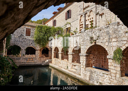 Museum von Stari Grad, Stari Grad, Hvar, Kroatien. Stockfoto