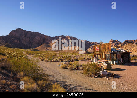 Nelson Geisterstadt in der El Dorado Canyon in der Nähe von Las Vegas, Nevada, gelegen Stockfoto