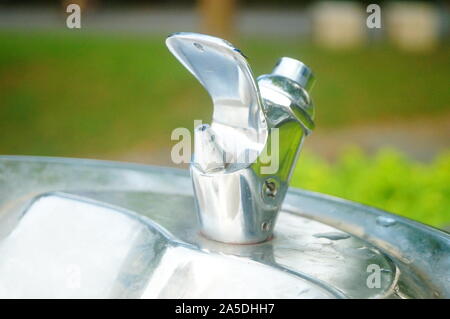 Direkte Trinkwasser Einrichtungen Stockfoto