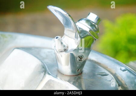 Direkte Trinkwasser Einrichtungen Stockfoto