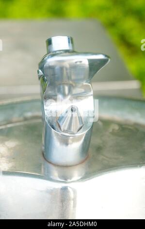 Direkte Trinkwasser Einrichtungen Stockfoto