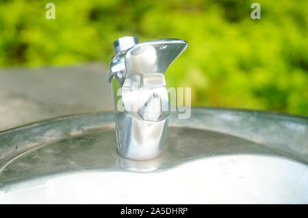 Direkte Trinkwasser Einrichtungen Stockfoto