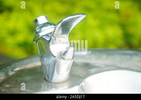 Direkte Trinkwasser Einrichtungen Stockfoto