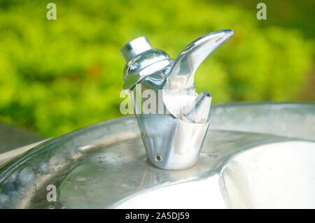 Direkte Trinkwasser Einrichtungen Stockfoto