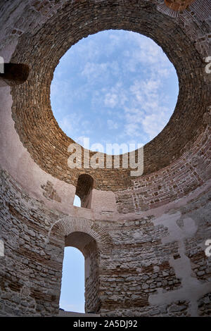 Vestibule im Diokletis-Palast in Split, Kroatien, Europa Stockfoto