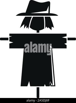 Cute scarecrow Symbol. Einfache Abbildung: cute scarecrow Vektor Symbol für Web Design auf weißem Hintergrund Stock Vektor
