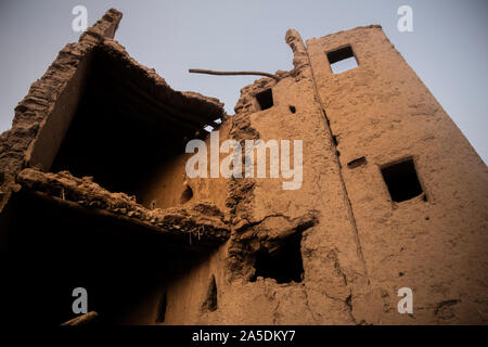 Historische arabisches Haus in Saudi-Arabien Stockfoto