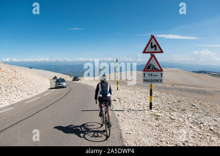 Mont Ventoux, Provence, Frankreich. Stockfoto