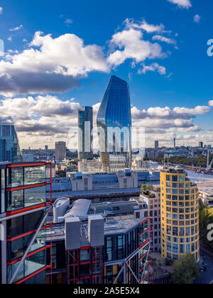 Eine Blackfriars Gebäude (auch als Vase bekannt), London, UK. Stockfoto