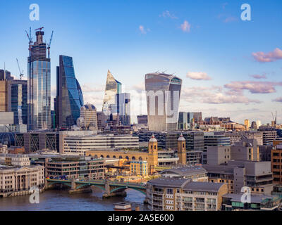 20 Fenchurch Street Gebäude (das Walkie-Talkie), London, UK. Stockfoto