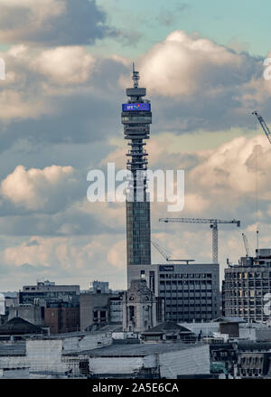 BT Tower, London, UK. Stockfoto