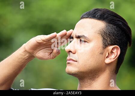 Ehrenkompanie zivilen Nach spanischer Männlich Stockfoto