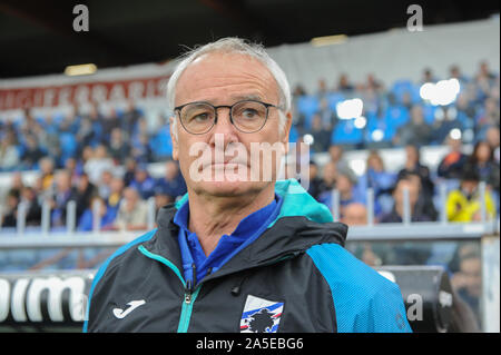 Genua, Italien. Okt, 2019 20. Claudio Ranieri (sampdoria) bei Sampdoria vs AS Rom - Italienische Fußball Serie A Männer Meisterschaft - Credit: LPS/Danilo Vigo/Alamy leben Nachrichten Stockfoto