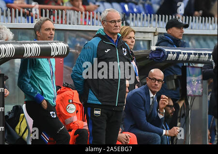 Genua, Italien. Okt, 2019 20. Claudio Ranieri (sampdoria) bei Sampdoria vs AS Rom - Italienische Fußball Serie A Männer Meisterschaft - Credit: LPS/Danilo Vigo/Alamy leben Nachrichten Stockfoto