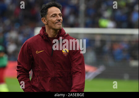 Genua, Italien. Okt, 2019 20. Paulo Fonseca (Roma) bei Sampdoria vs AS Rom - Italienische Fußball Serie A Männer Meisterschaft - Credit: LPS/Danilo Vigo/Alamy leben Nachrichten Stockfoto